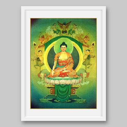 Bhaisajyaguru – The Medicine Buddha- High Quality Print of Artwork by Pieter Weltevrede