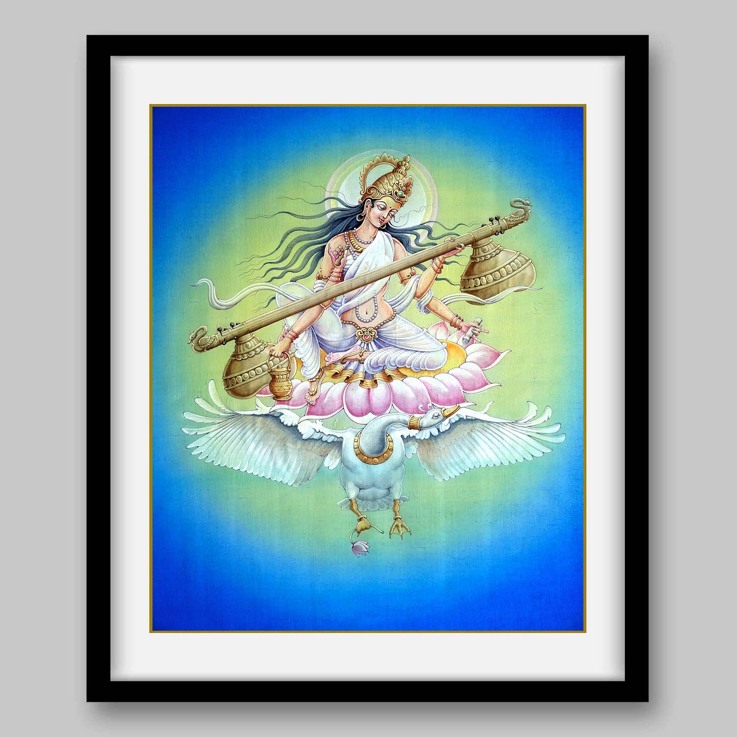 Saraswati – High Quality Print of Artwork by Pieter Weltevrede