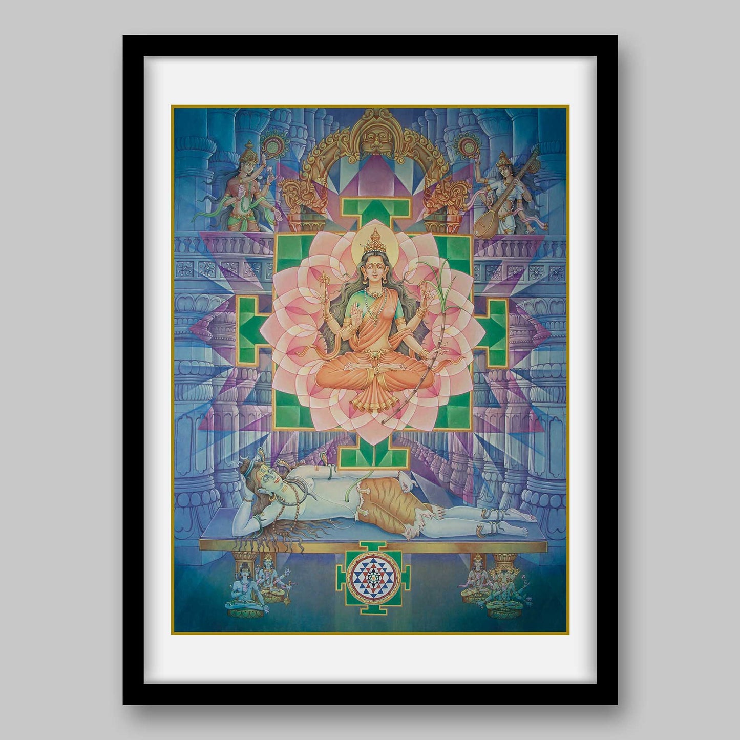 Tripura Sundari – High Quality Print of Artwork by Pieter Weltevrede