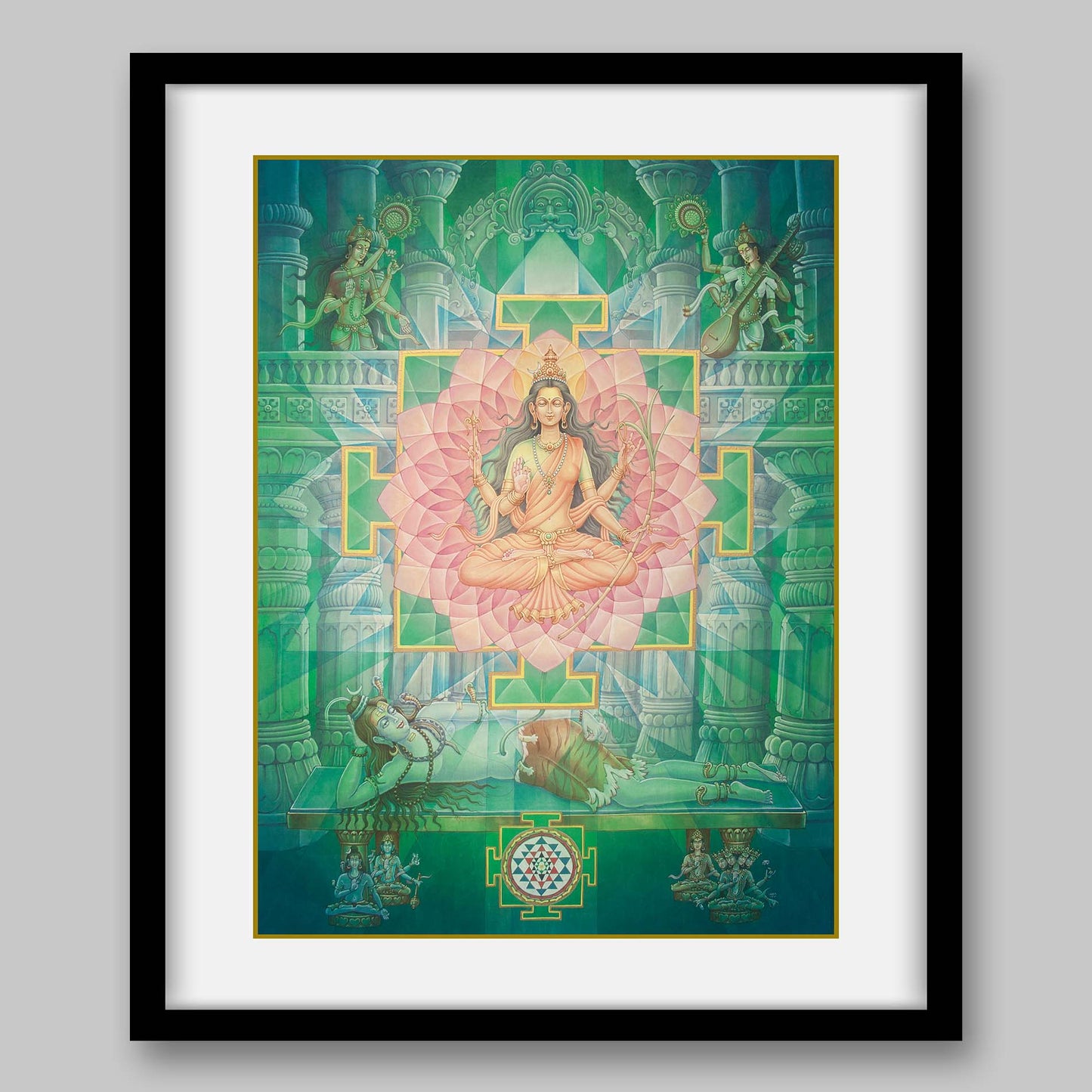 Tripura Sundari – High Quality Print of Artwork by Pieter Weltevrede