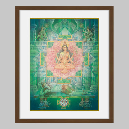 Tripura Sundari – High Quality Print of Artwork by Pieter Weltevrede