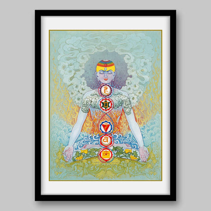 Seven Chakras – High Quality Print of Artwork by Pieter Weltevrede